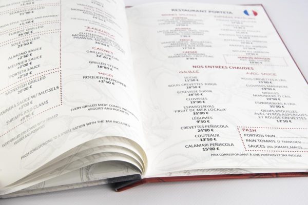 CARTA TAPA DURA MODELO BARCELONA - Imagen 9